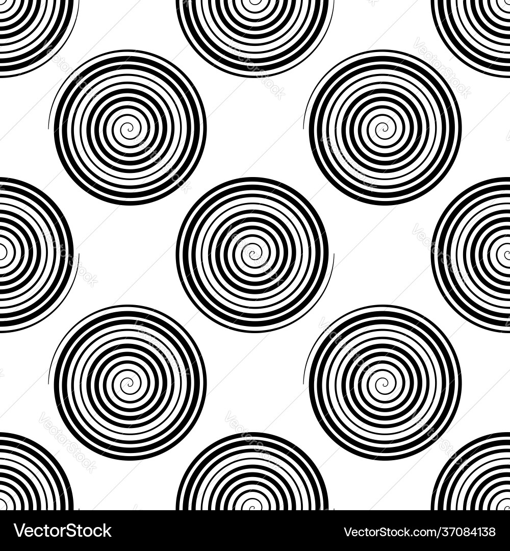 Repeatable pattern with spiral swirl twirl shape Repeatable pattern with spiral swirl twirl shape vector image