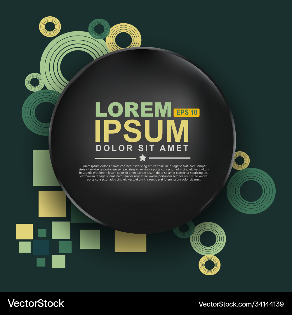 Abstract circle geometric pattern design Abstract circle geometric pattern design Vector Image