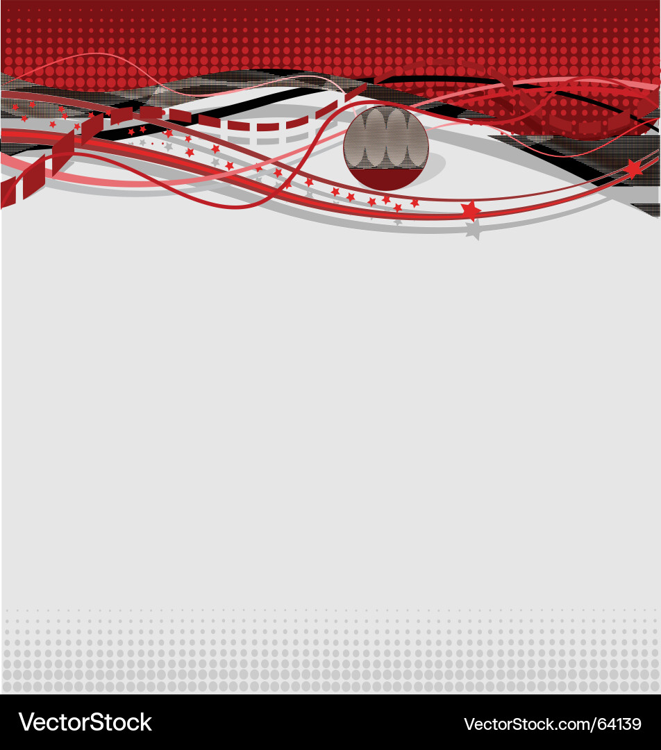 Dynamic Pop Art Background vector image