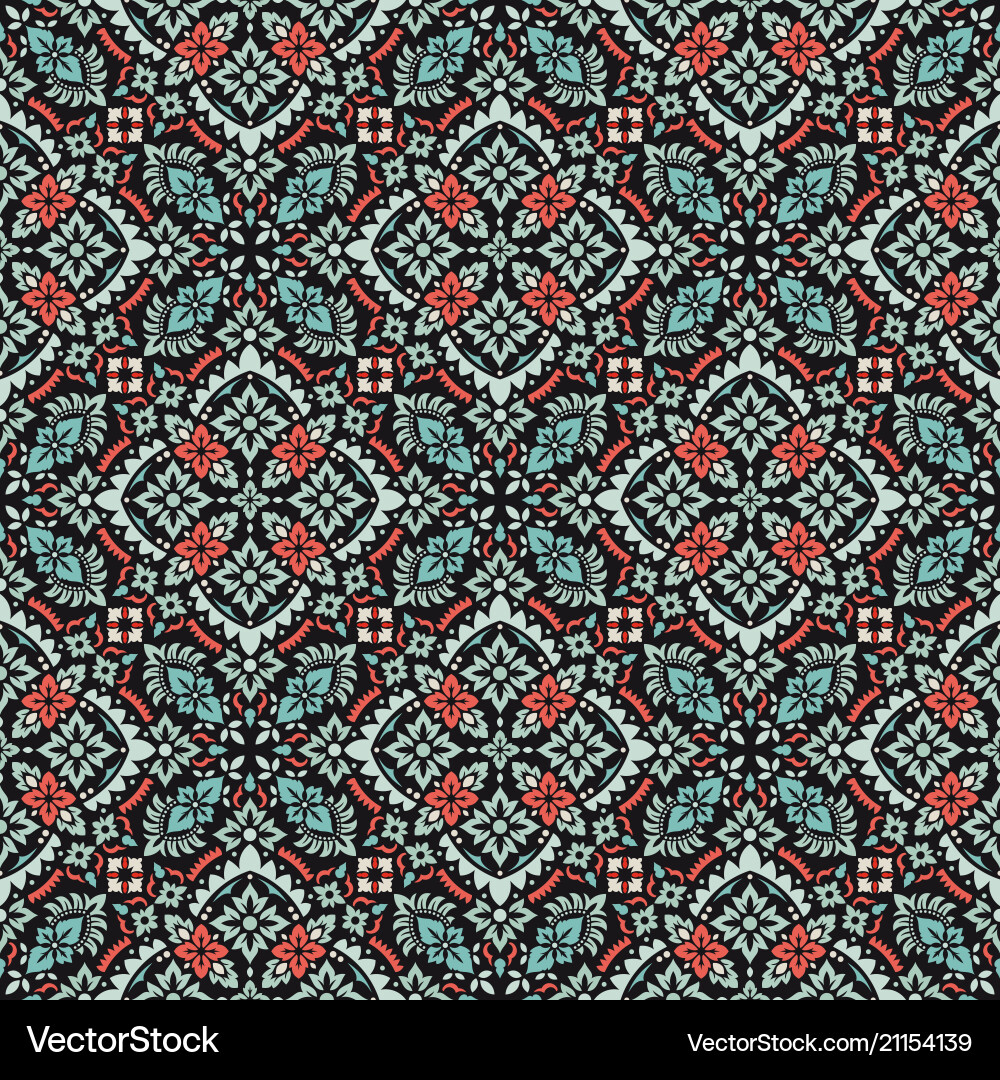 Elegant Damask Pattern vector image