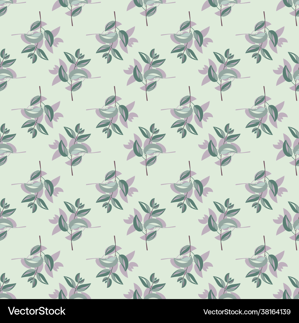 Light seamless pattern with branches Light seamless pattern with branches vector image