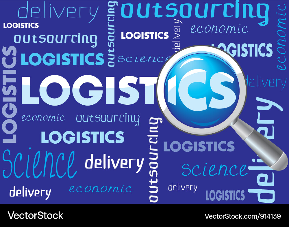Logistics bb Royalty Free Vector Image - VectorStock