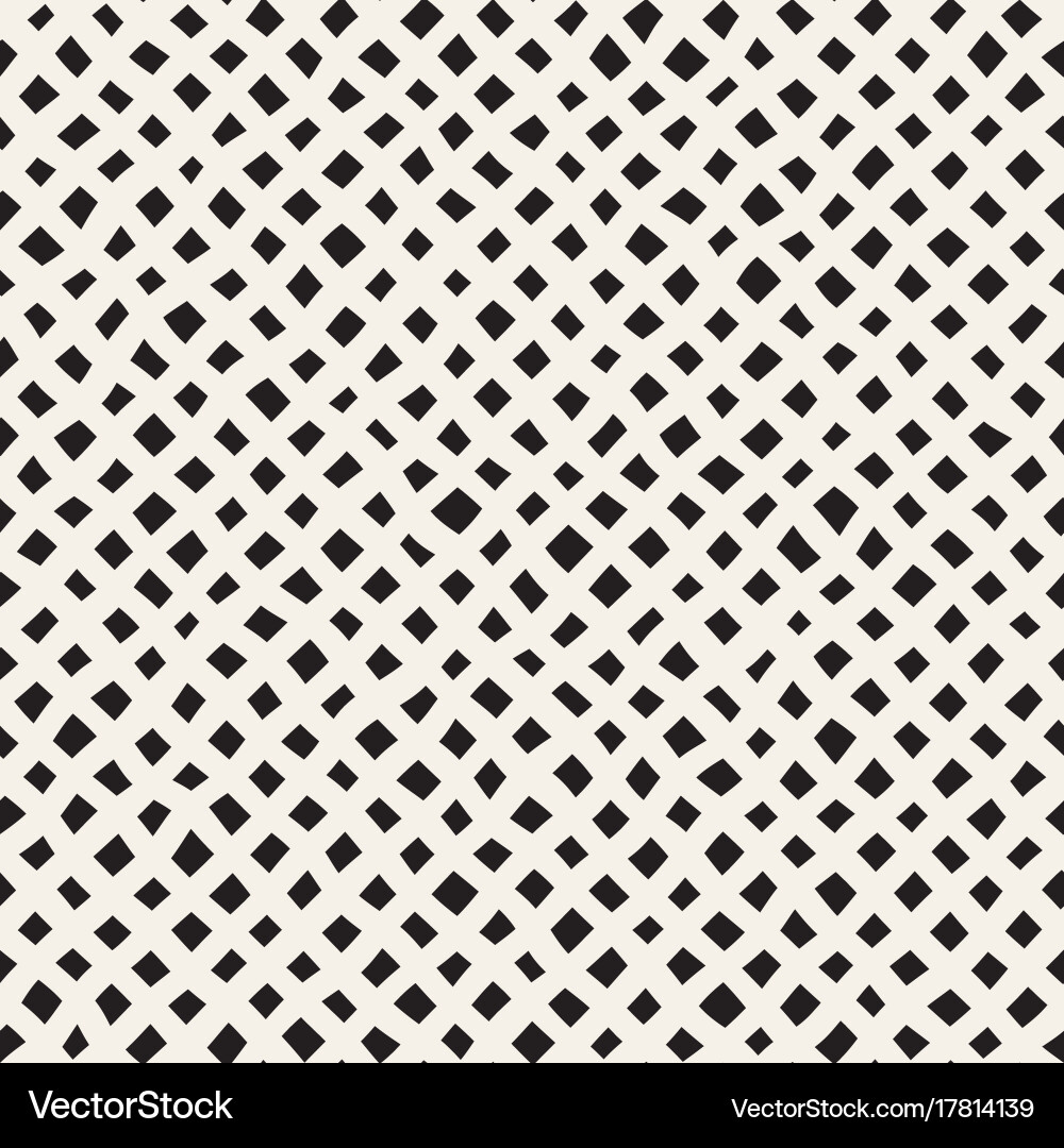 Seamless pattern with hand drawn waves abstract vector image