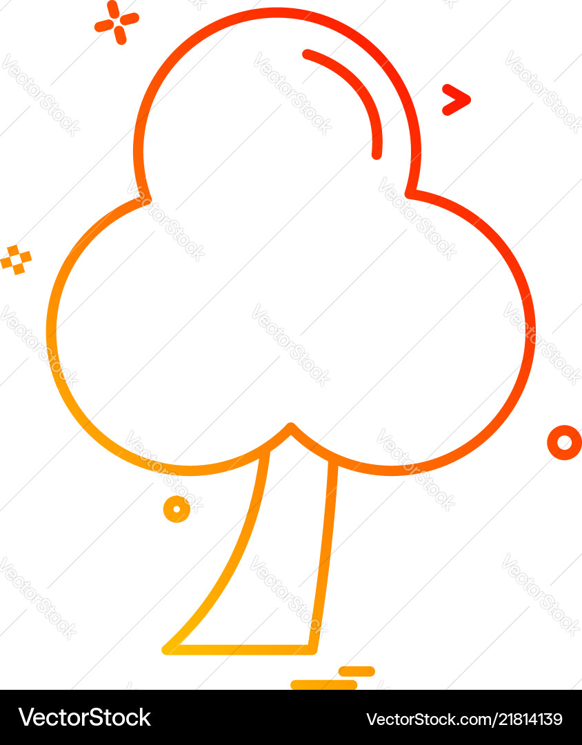 Tree icon design Tree icon design vector image