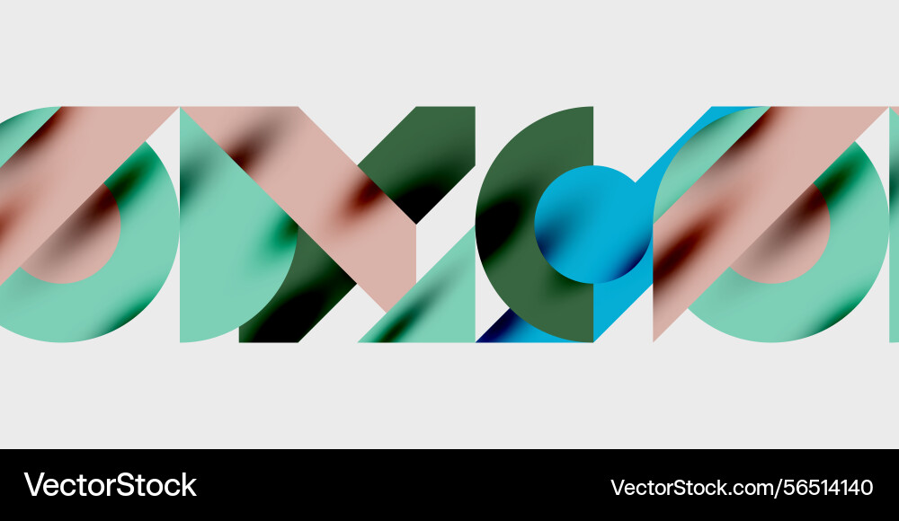 Abstract shapes overlap creating colorful design Abstract shapes overlap creating colorful design vector image