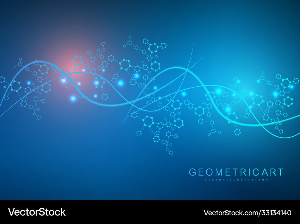 Big data visualization background modern Vector Image
