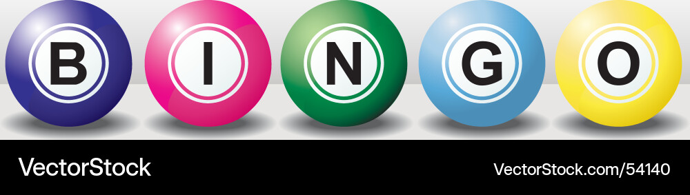 Bingo Game Balls Royalty Free Vector Image - VectorStock