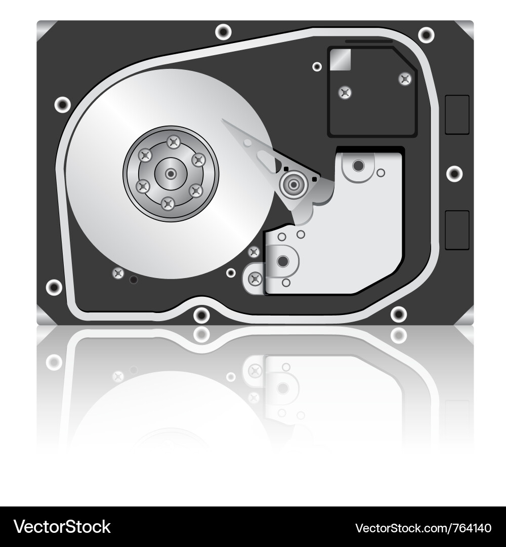 Computer hard drive Vector Image