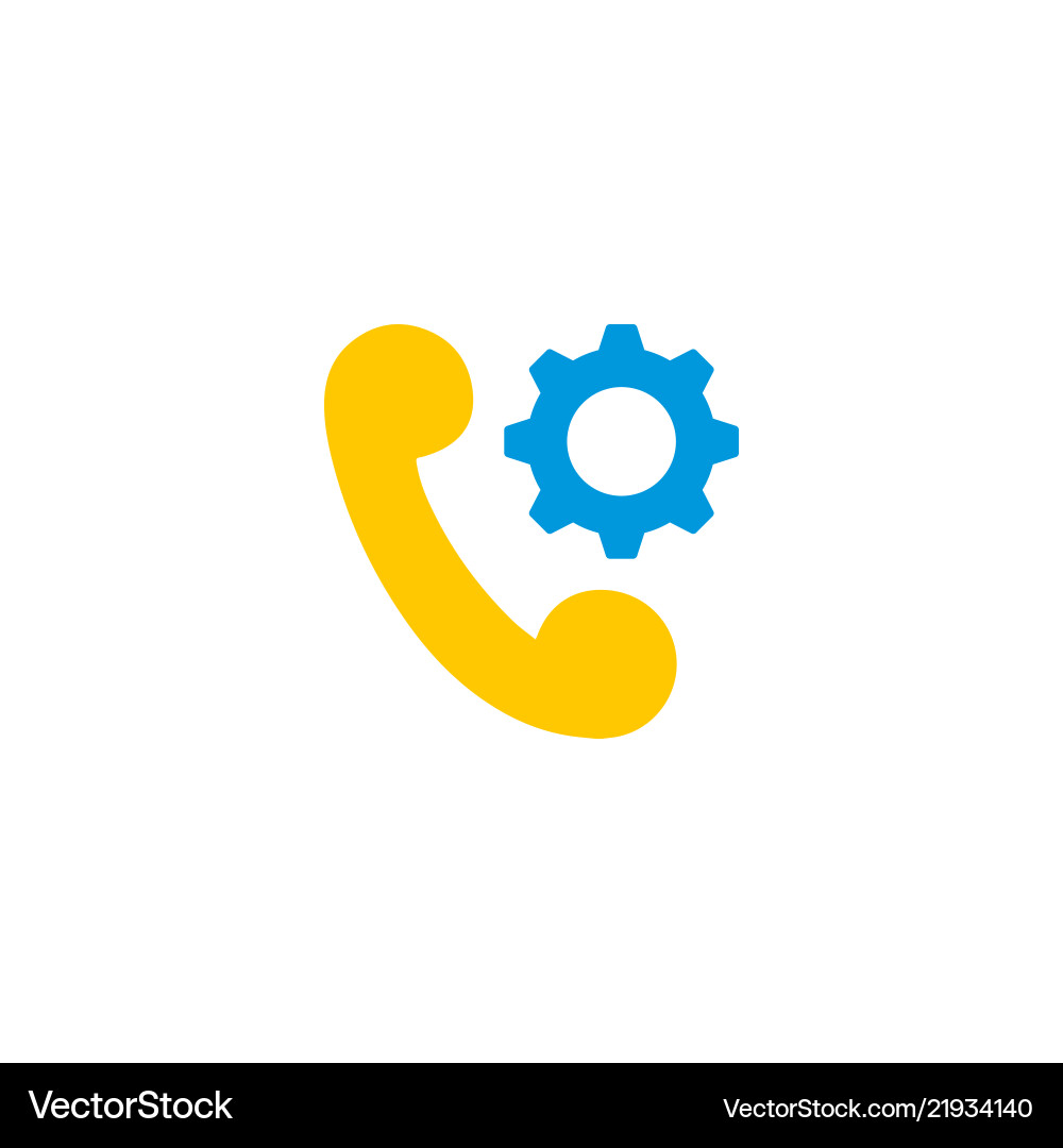 Tech support icon flat element Tech support icon flat element vector image