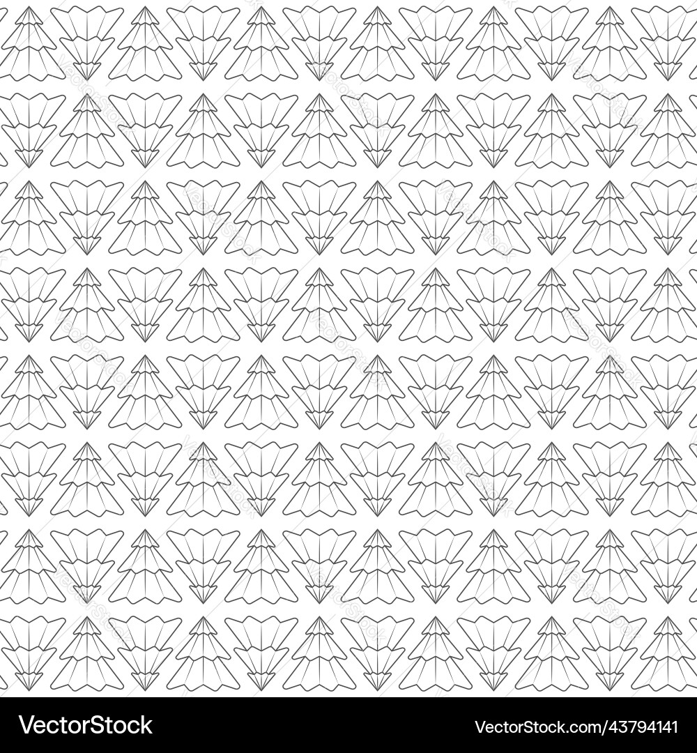 Abstract seamless pattern with christmas trees Abstract seamless pattern with christmas trees vector image