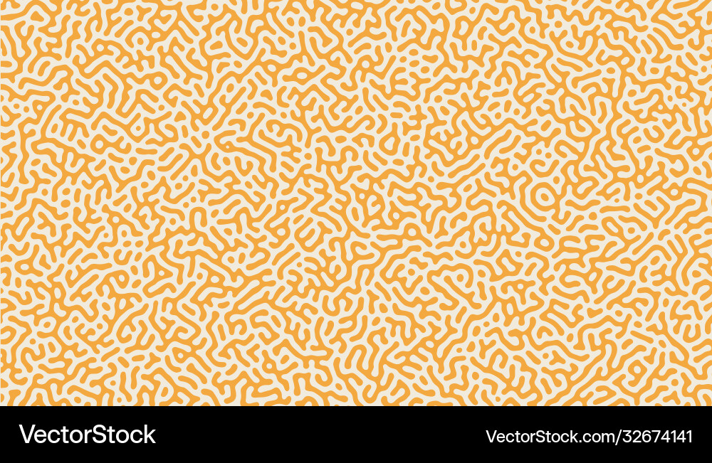 Irregular organic lines turing pattern background vector image