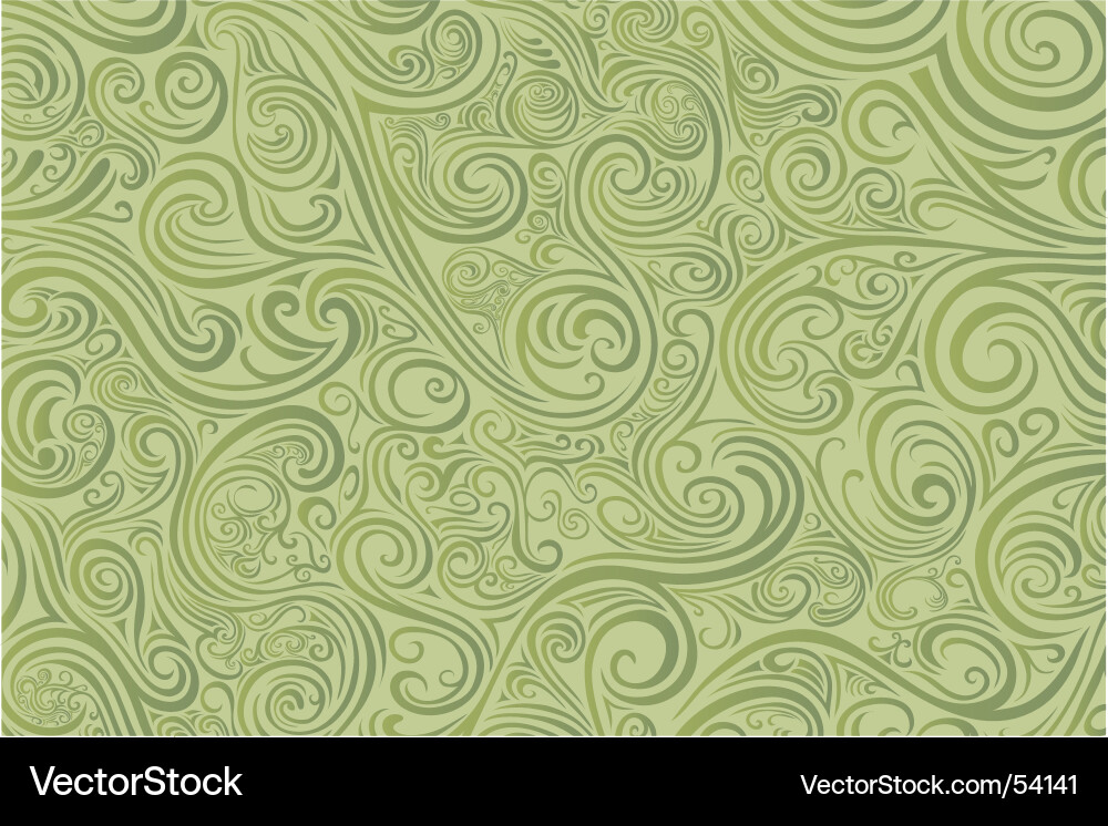 Vintage Scroll Pattern Vector Image