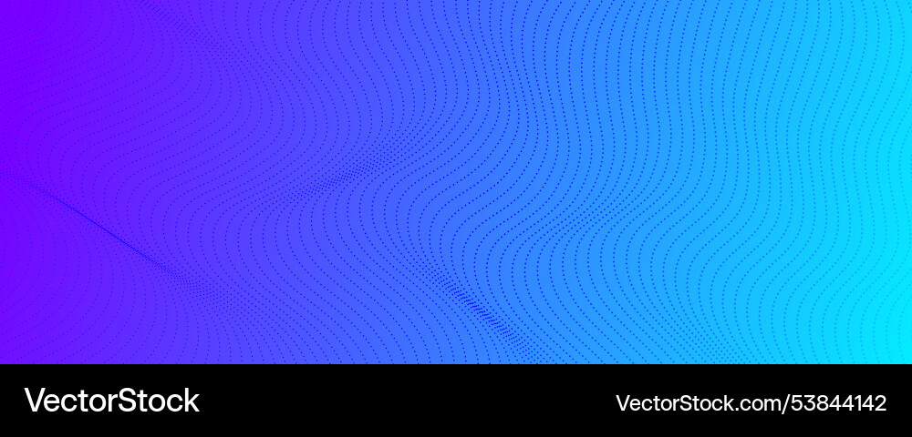 Colorful halftone background with flowing dots Colorful halftone background with flowing dots vector image