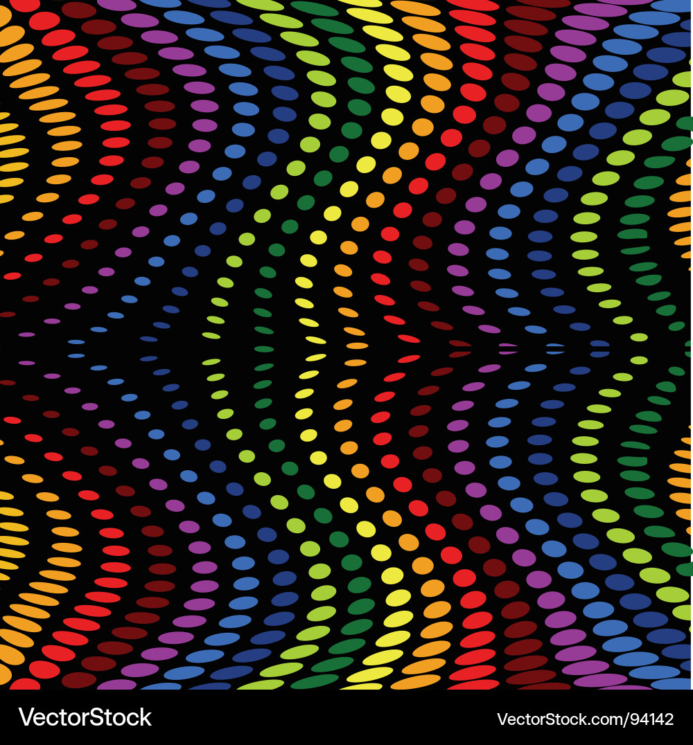 Wavy Optical Illusion Art vector image