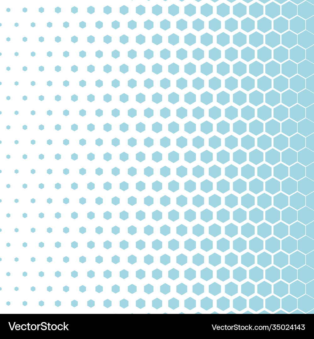 Abstract hexagonal halftone background Abstract hexagonal halftone background Vector Image