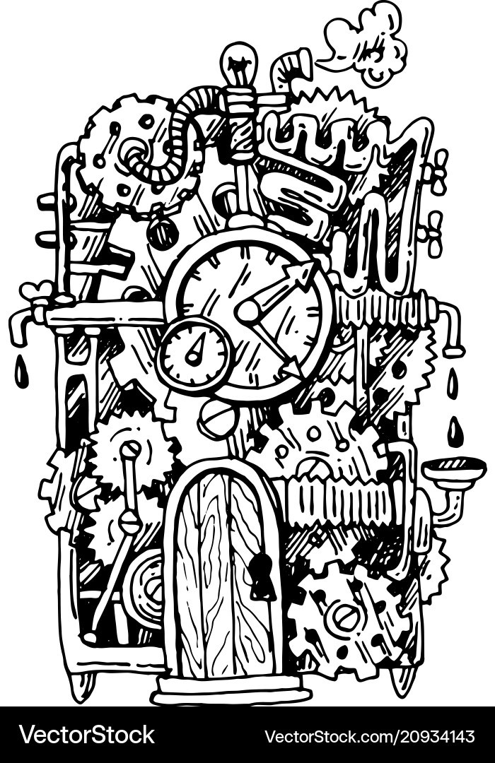 Beautiful hand drawn graphic Beautiful hand drawn graphic vector image
