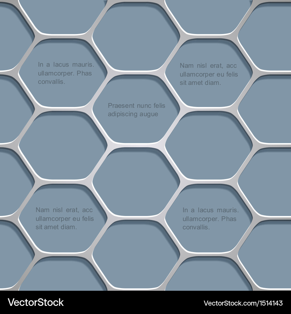 Honeycomb Pattern Background Vector Image
