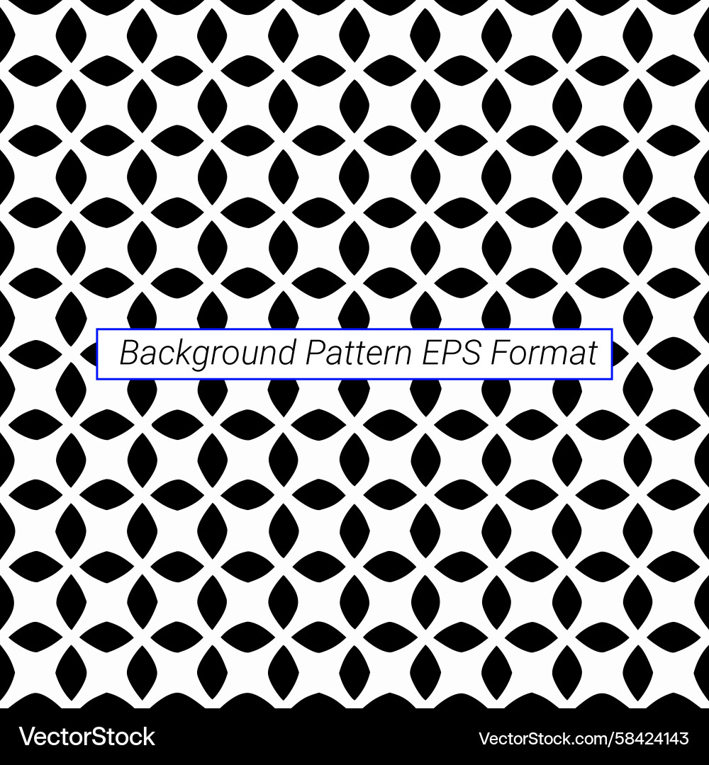 Intersecting Circle Pattern Vector Image