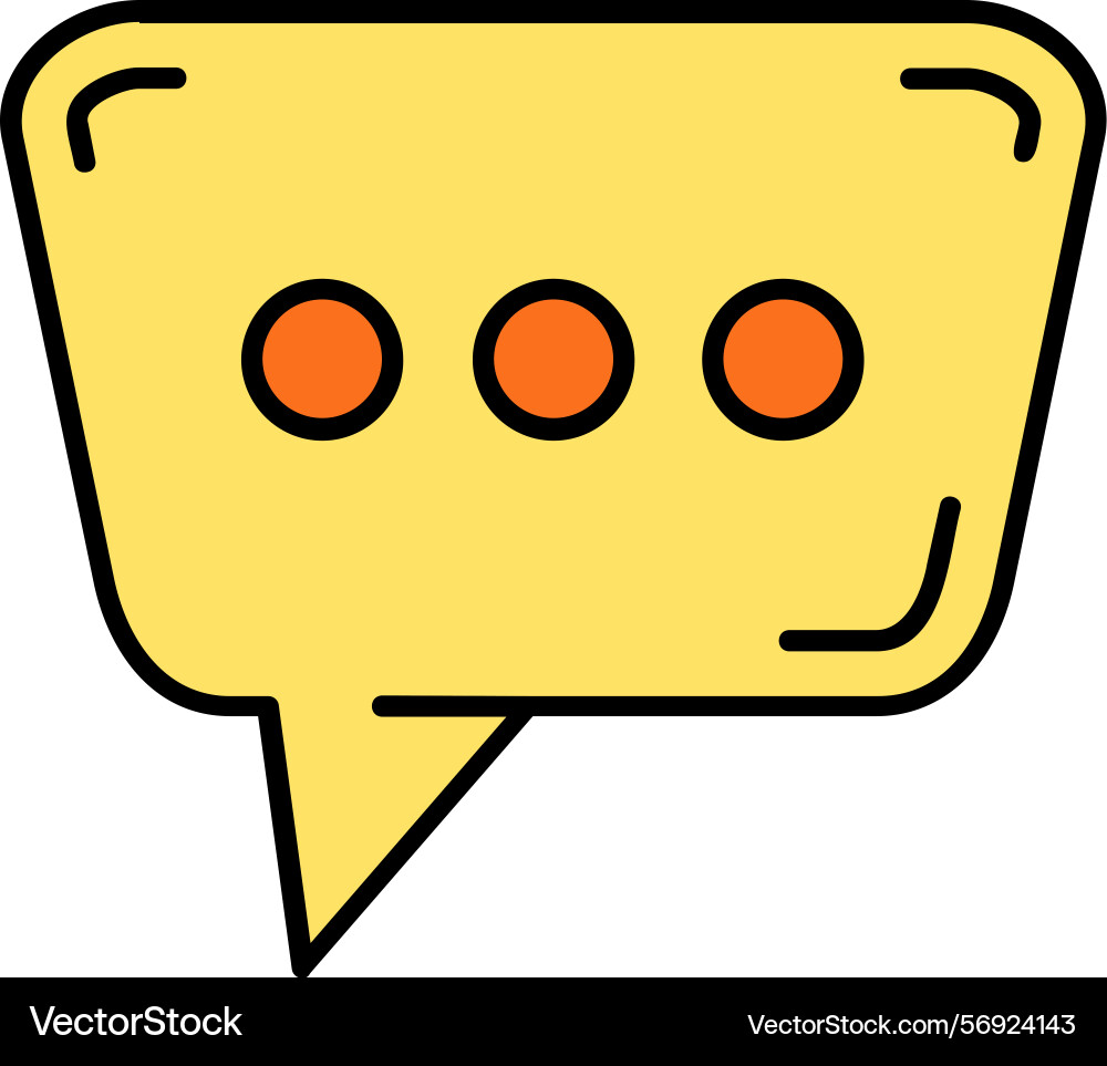 Message icon design vector image