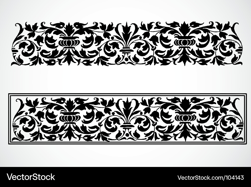 Print design traced vector image