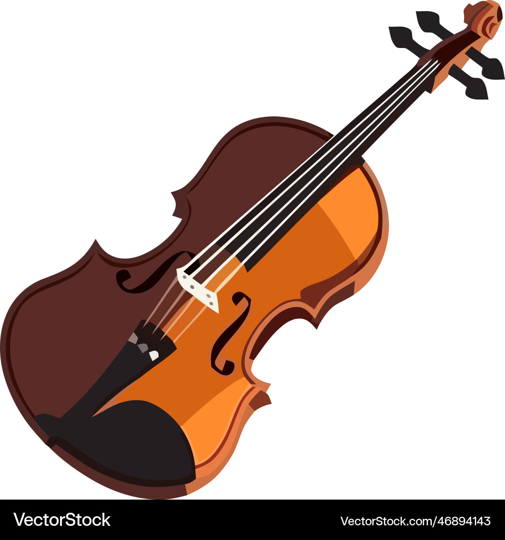 String fiddle instruments in symphony orchestra String fiddle instruments in symphony orchestra vector image
