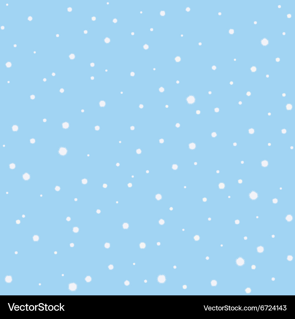 Winter Snowflake Pattern Vector Image
