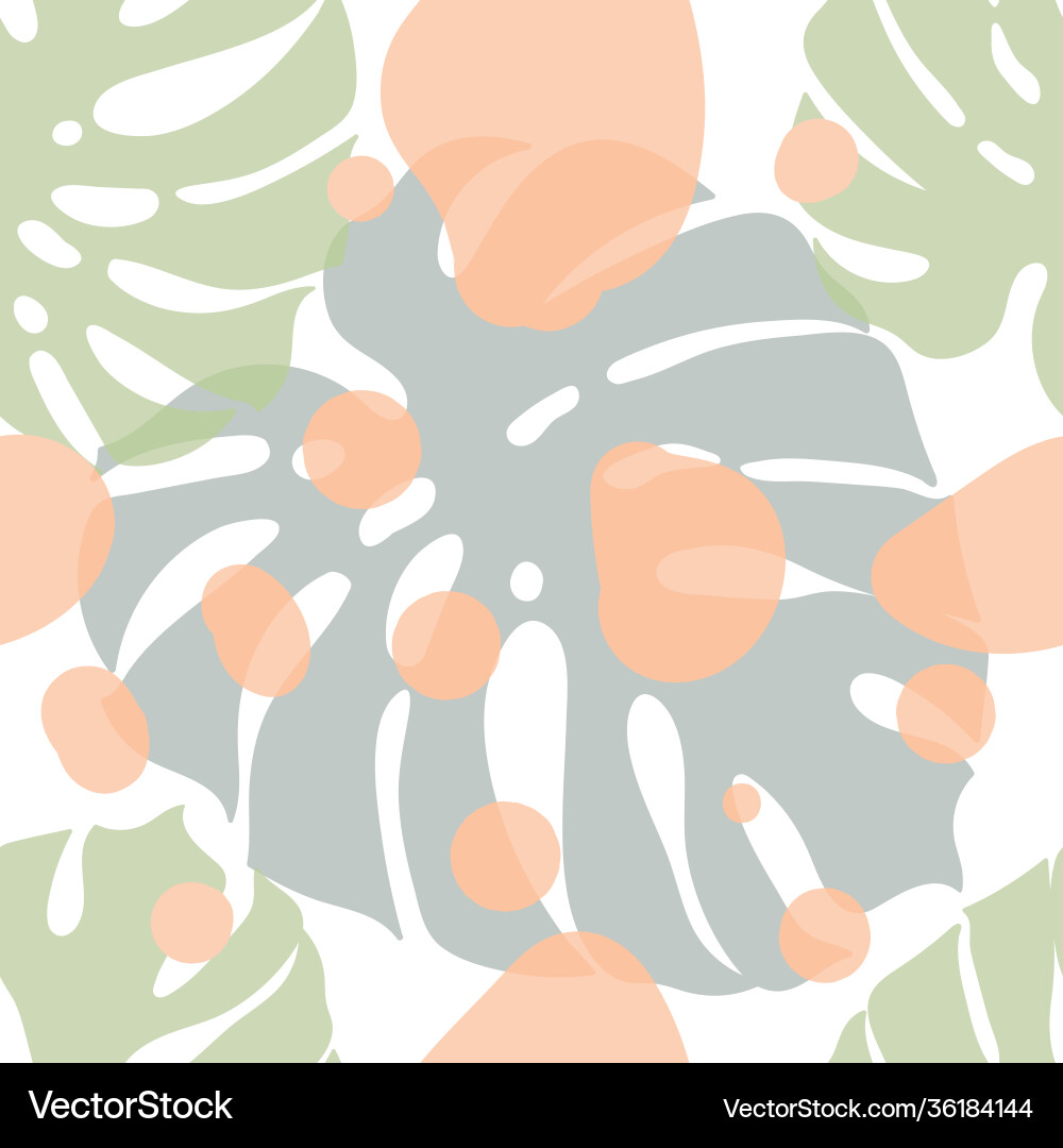 Abstract seamless pattern in modern simple style vector image