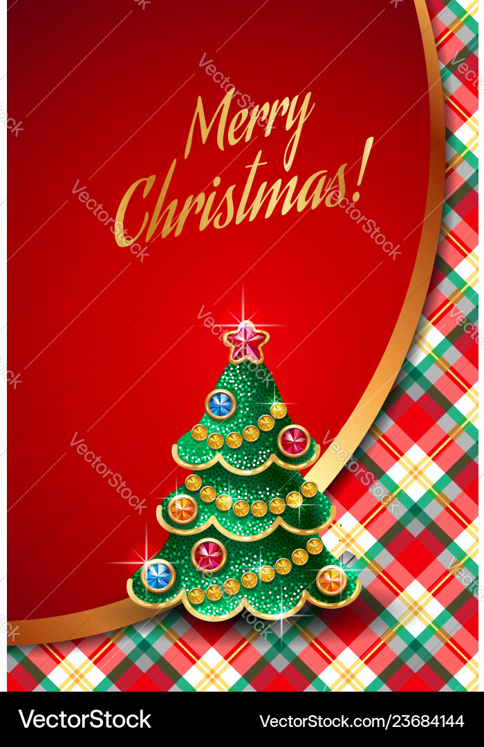 Christmas background vector image