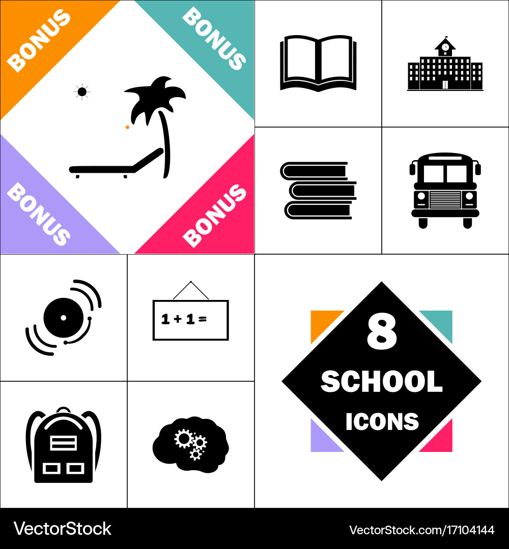 Deck chair computer symbol Vector Image