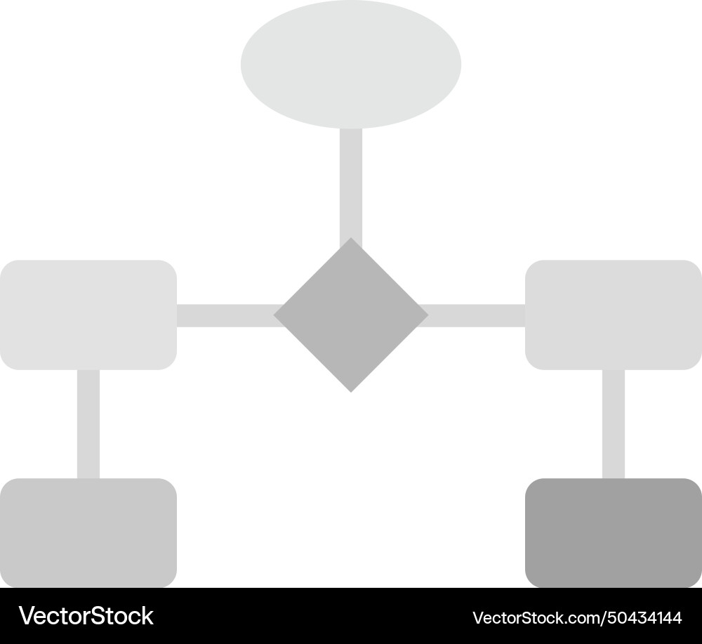 Flowchart icon image Vector Image