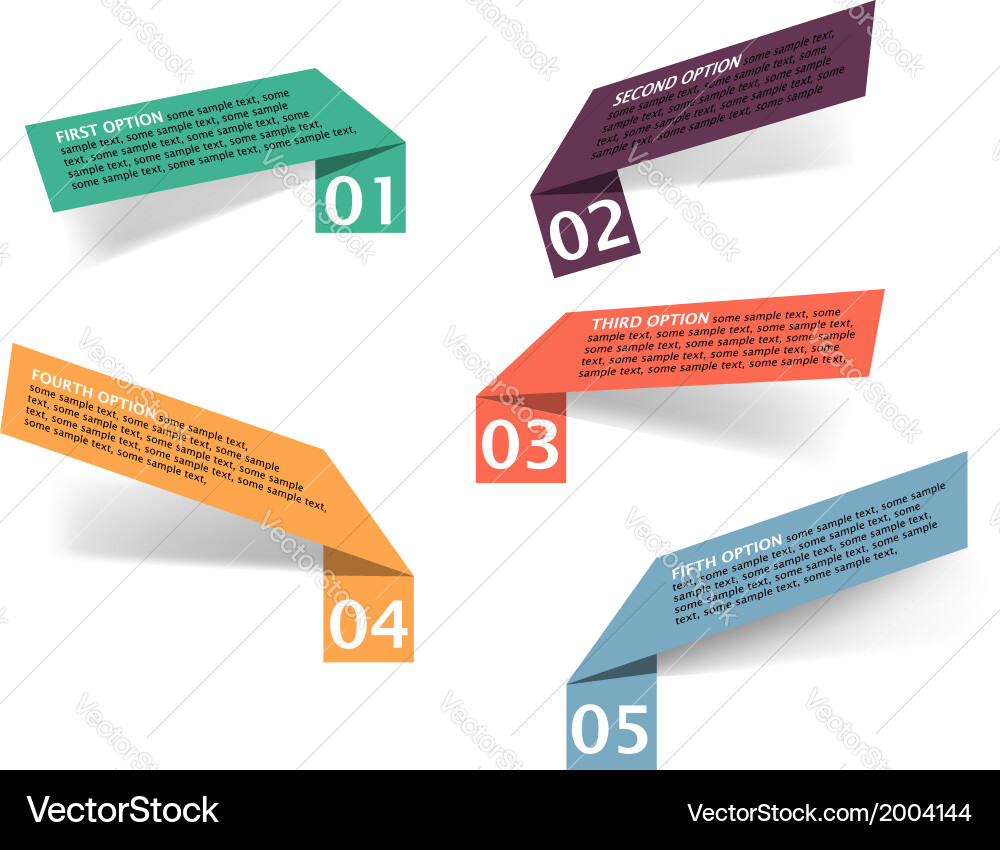 Infographics or interface design elements vector image