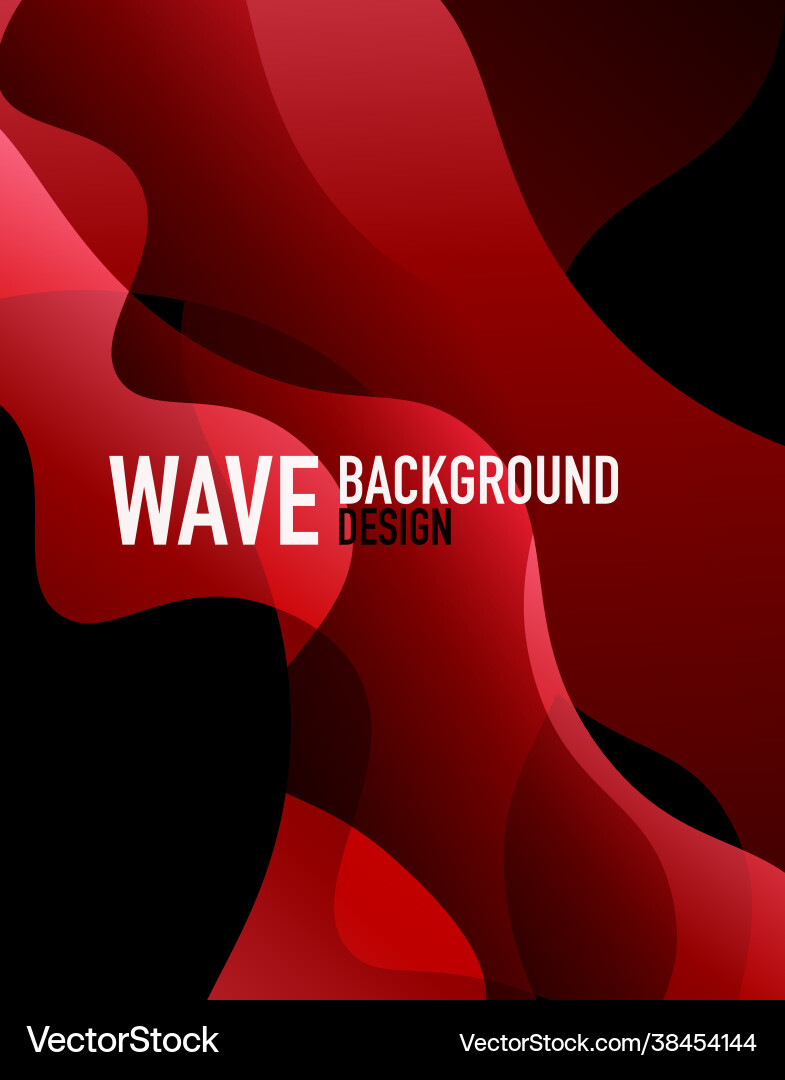 Vertical fluid gradient wave abstract background Vertical fluid gradient wave abstract background vector image