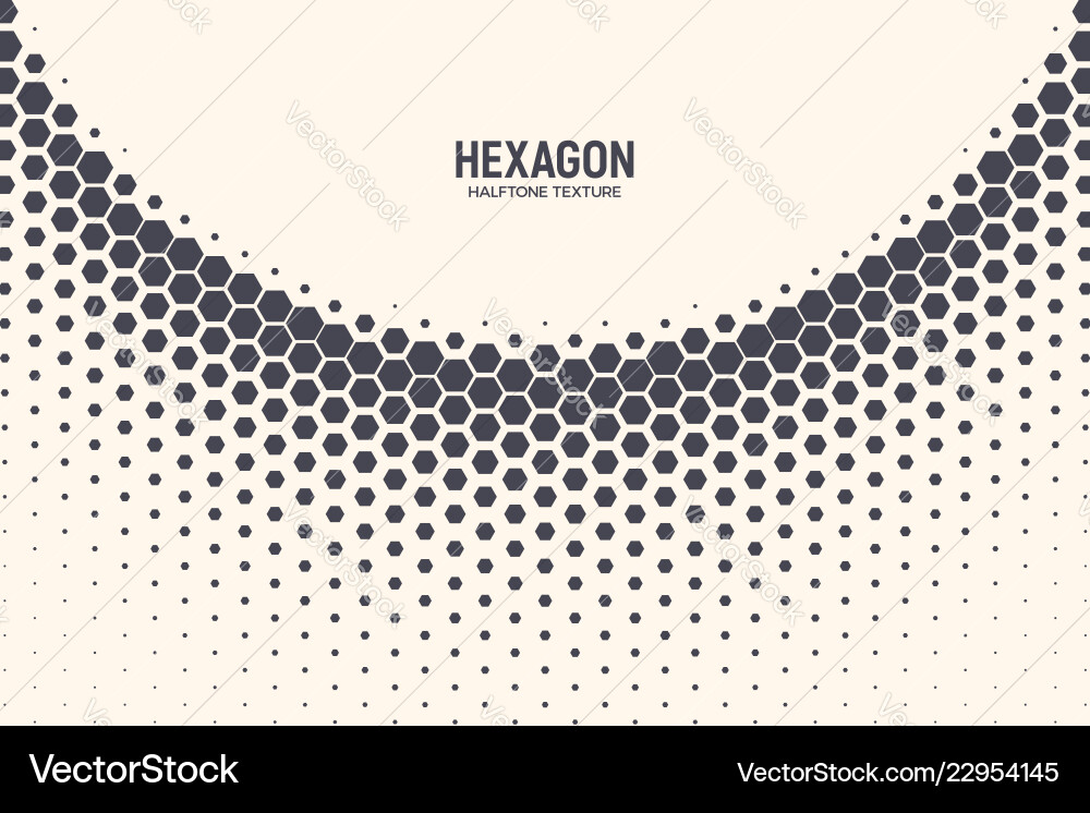 Hexagon Abstract Tech Pattern vector image