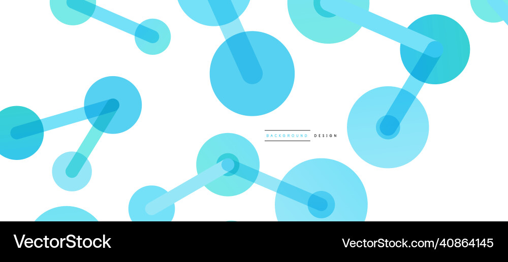 Network concept abstract background dots Vector Image