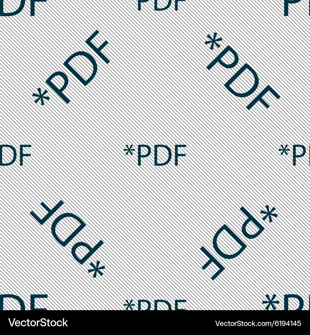 Pdf file document icon download button Vector Image