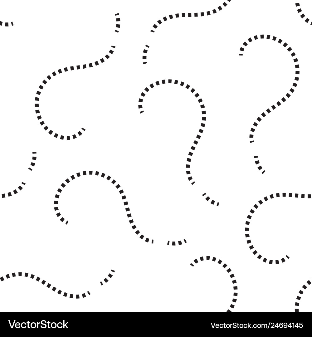 Question marks seamless pattern or interrogation Question marks seamless pattern or interrogation vector image