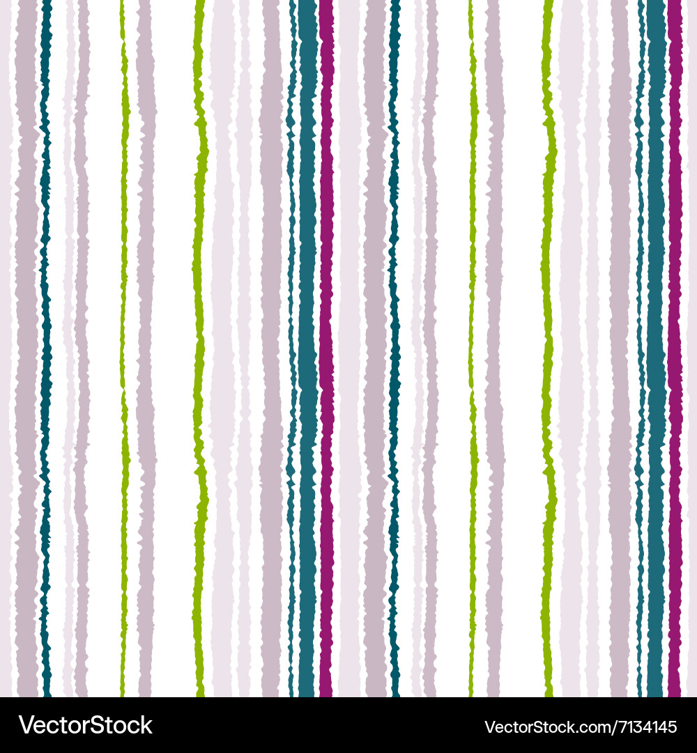 Seamless strip pattern vertical lines with torn vector image