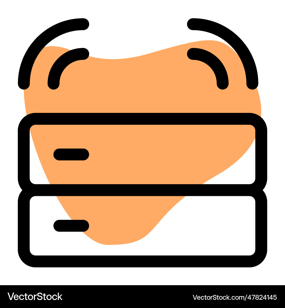 Server a device used to manage networks vector image