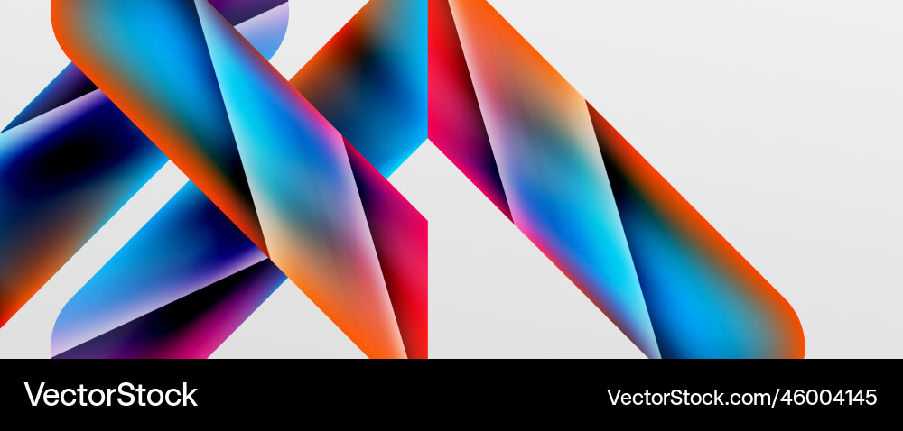 Triangle fluid color gradient abstract background Triangle fluid color gradient abstract background vector image