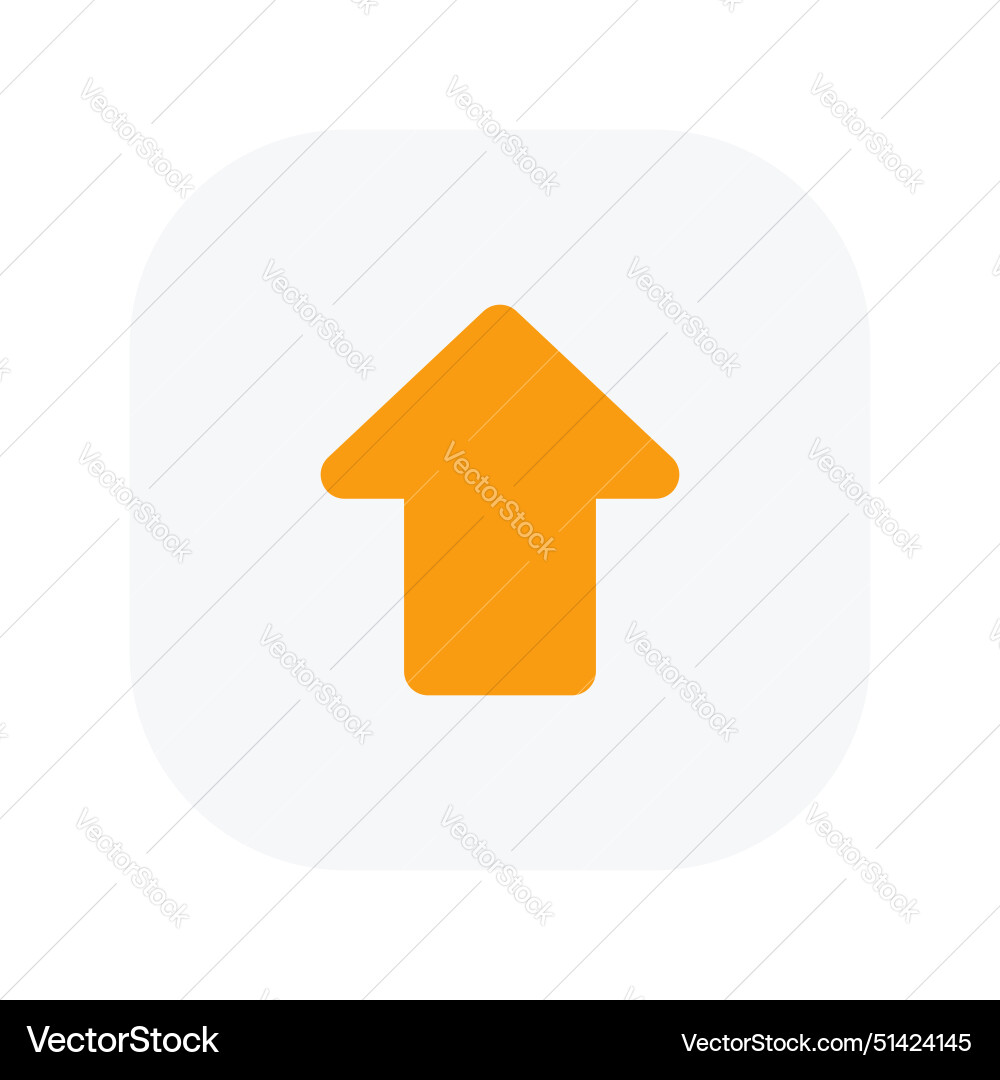 Upload ui flat icon design Upload ui flat icon design vector image