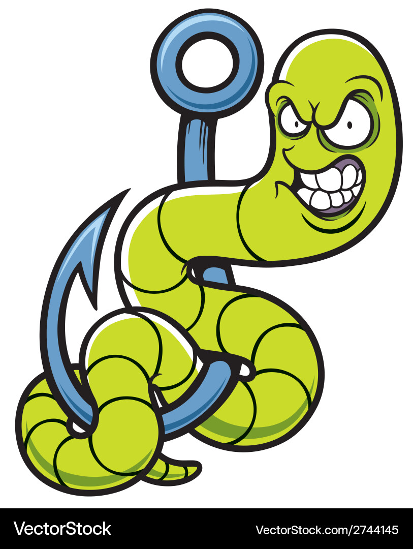 Worm Royalty Free Vector Image Vectorstock Worm Royalty Free Vector Image Vectorstock