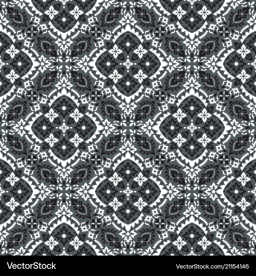 Elegant Damask Pattern Vector Image