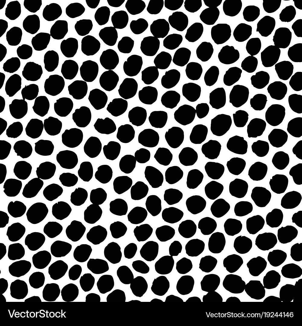 Irregular dots pattern vector image