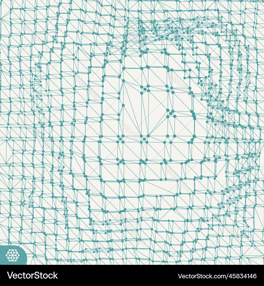 Lattice structure science or technology Lattice structure science or technology vector image