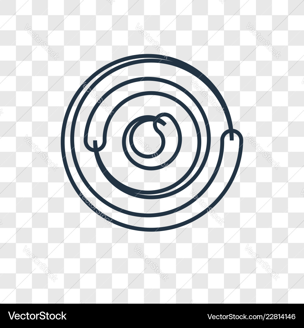 Loading concept linear icon isolated Vector Image