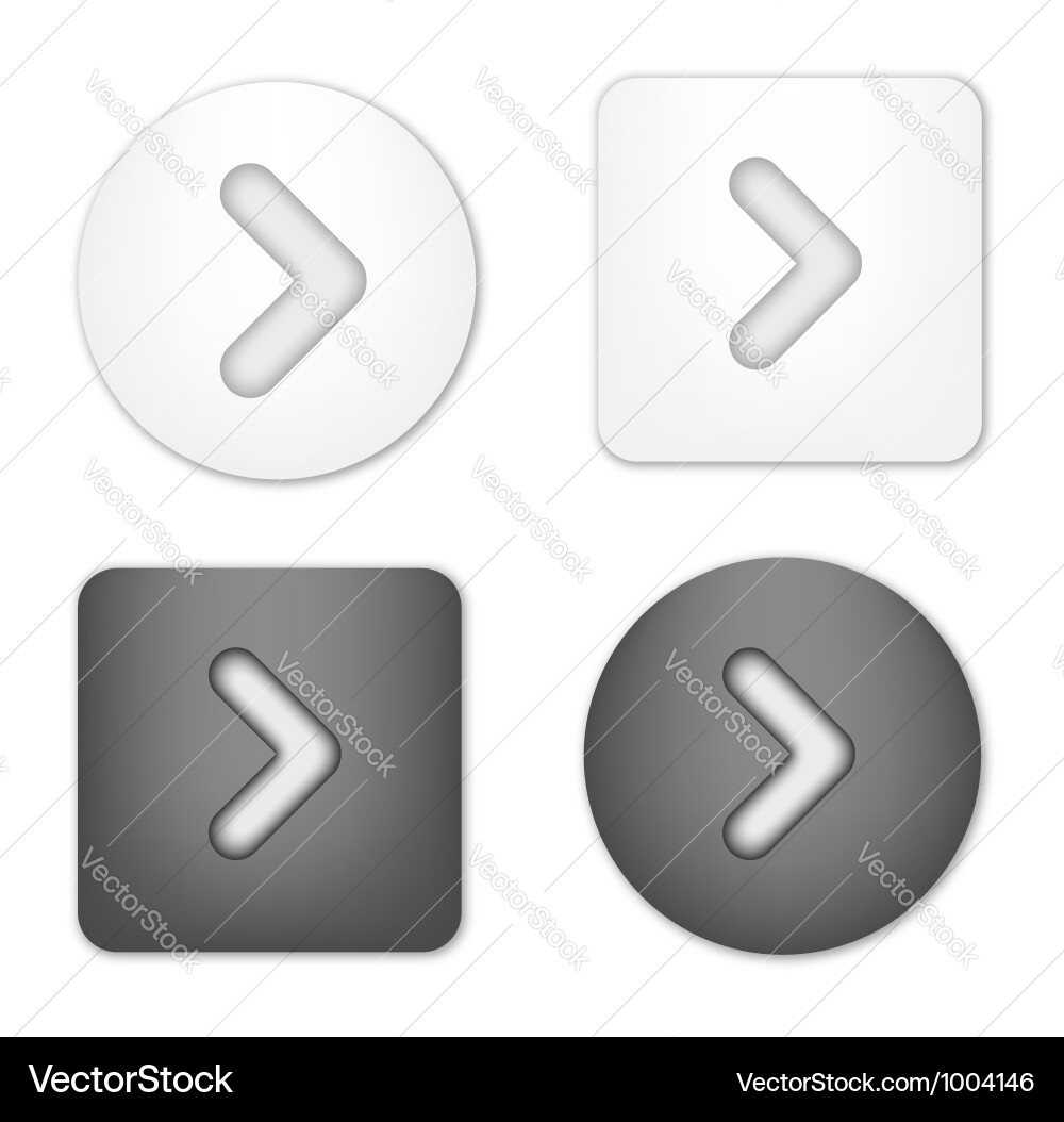 Navigation Arrows vector image