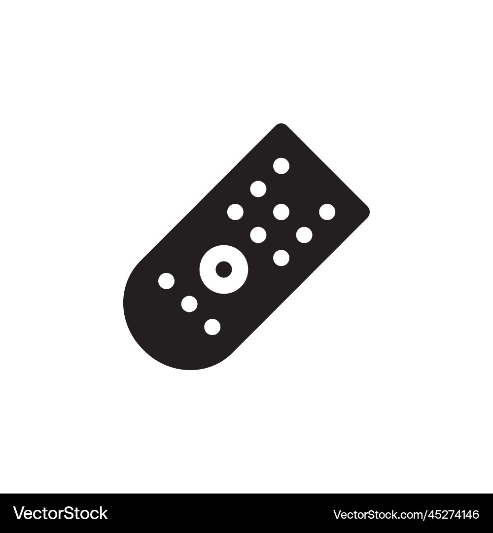 Remote control icon computer component solid Remote control icon computer component solid vector image