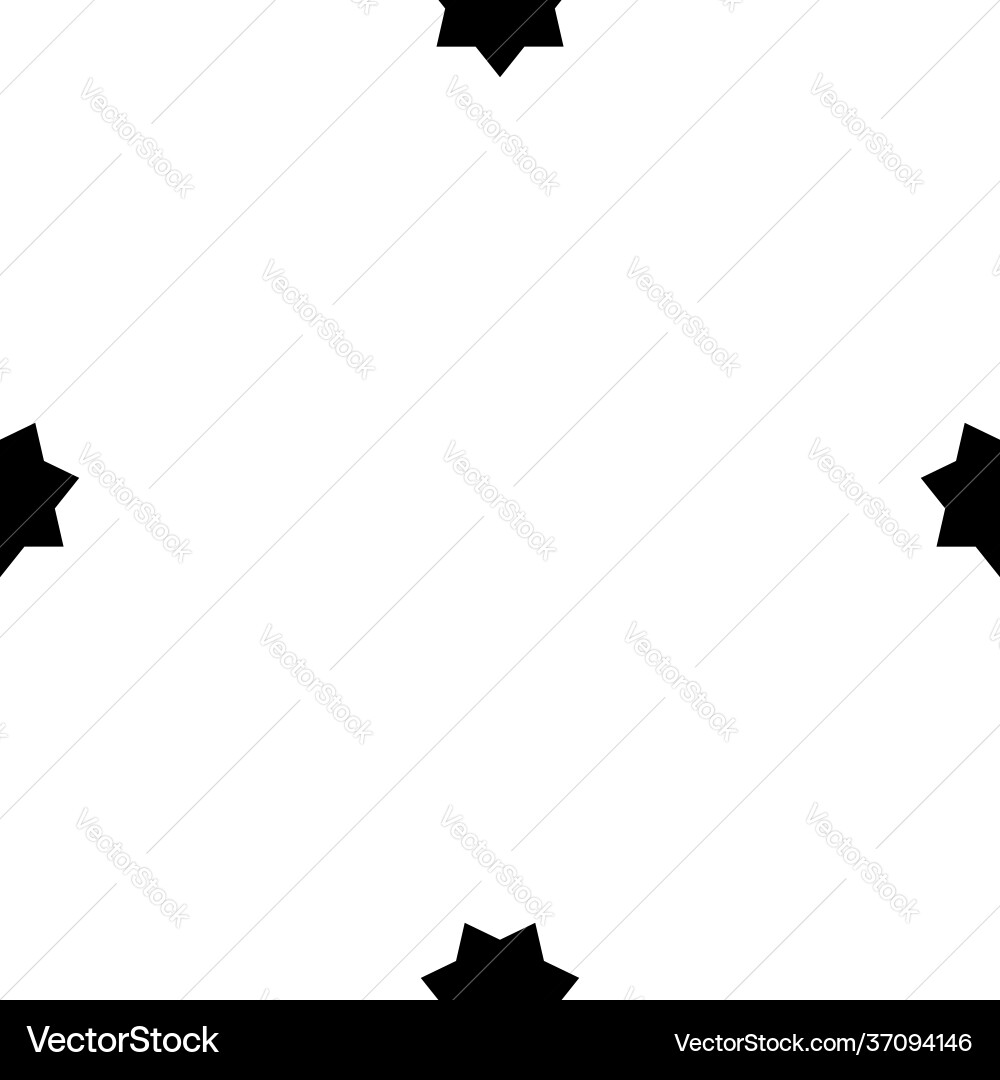 Repeatable seamless star shape pattern Vector Image