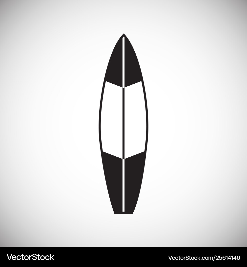 Surfboard icons on background for graphic and web Surfboard icons on background for graphic and web vector image