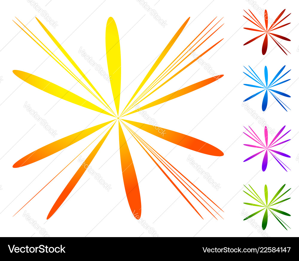 Abstract element circular radial distorted design Abstract element circular radial distorted design vector image